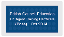 British Council Education UK Agent Training Certificate 