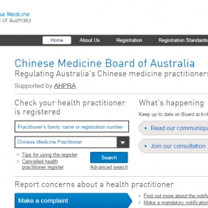 Chinese Medicine Board of Australia (CMBA)